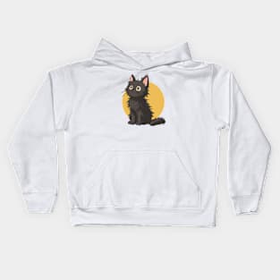 electrocuted cat Kids Hoodie